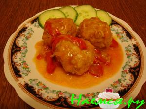 Тефтели с томатной зажаркой