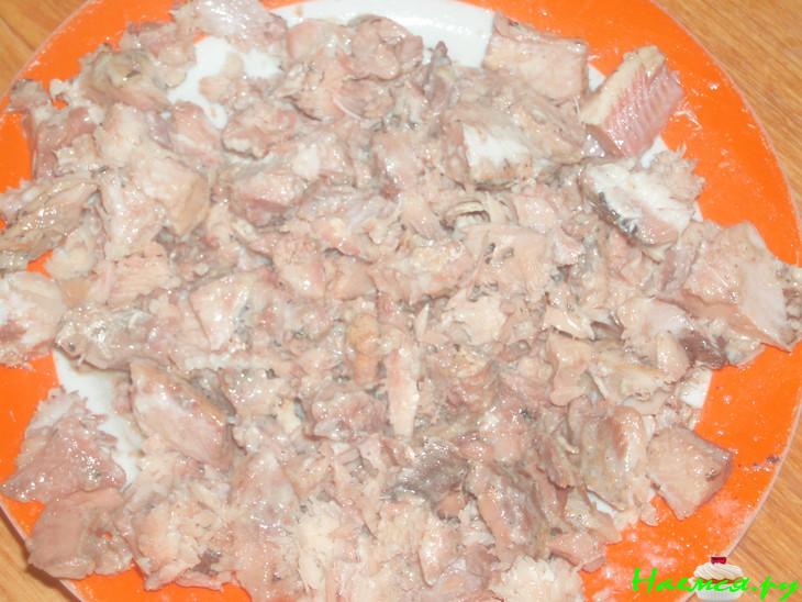 Салат с рыбными консервами