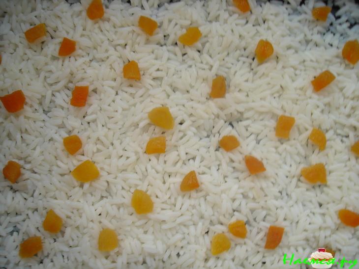 Тыквенная запеканка с творогом и рисом