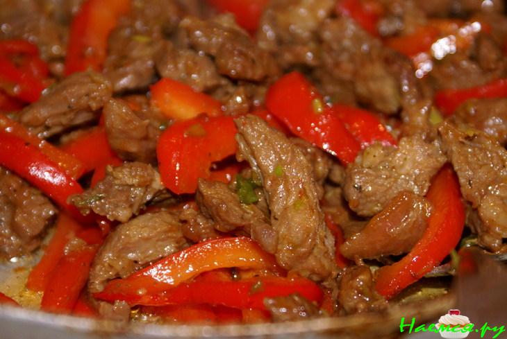 Телятина с семечками кунжута Телятина с семечками кунжута