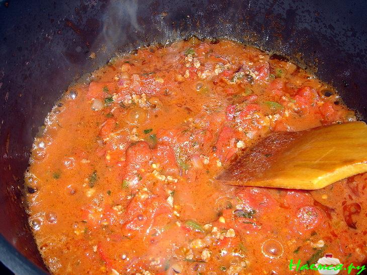 Суп с фасолью по мотивам чили кон карне