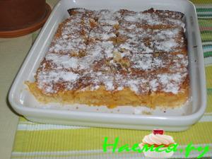 Лимонное двухслойное пирожное