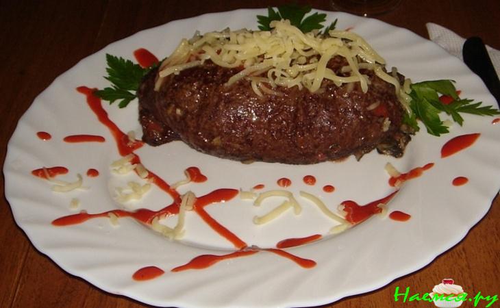 Оленина в брусничном соусе