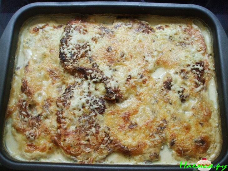 Судак в сливках