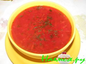 Борщ по домашнему