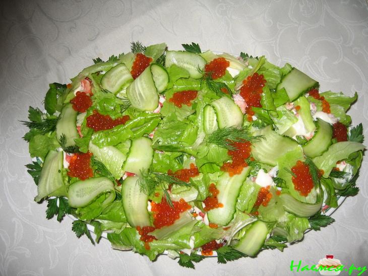 Салат из крабового мяса