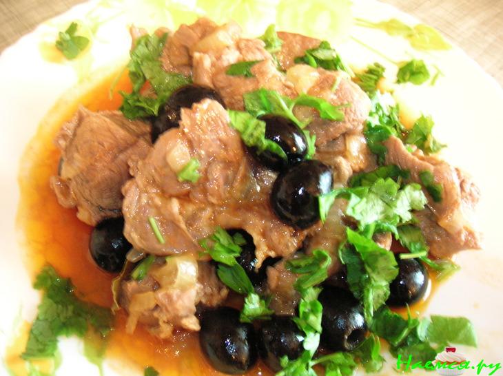 Рагу из баранины по-гречески