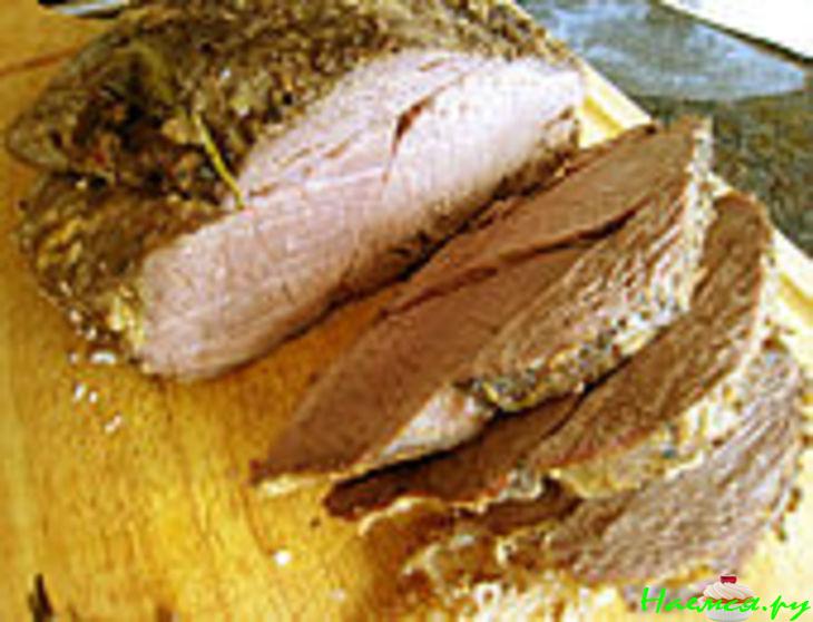 Оленина в соли