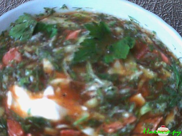 Простая окрошка