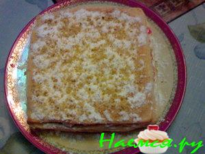 Постный пирог с яблоками