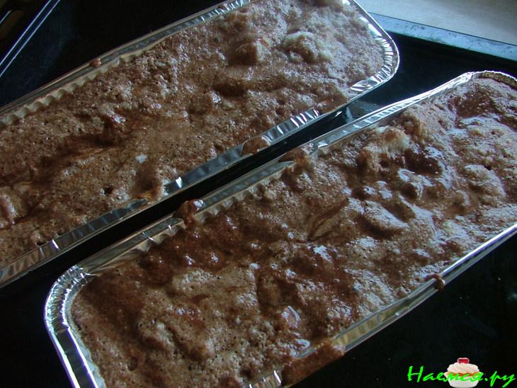 Шоколадно-лимонный торт без муки