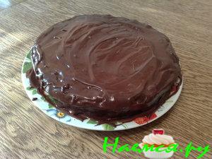 Торт "Захер" с абрикосовым вареньем