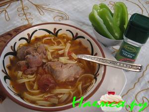 Суп мясной "Первый снег"