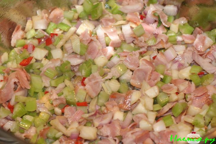 Минестроне с беконом