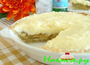 Очень простой и быстрый банановый пай