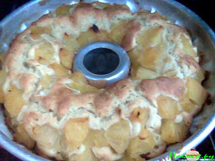 Кекс с ананасами