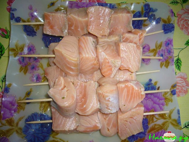 Сёмга на гриле