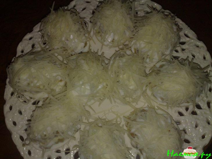 Яйца фаршированные грибами