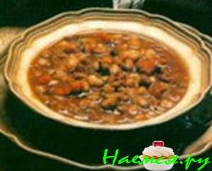 Суп из бобовых консервов
