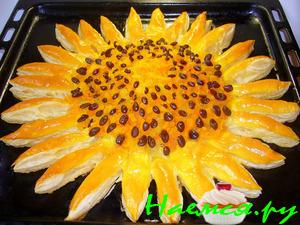 Пирог «Золотой подсолнух»
