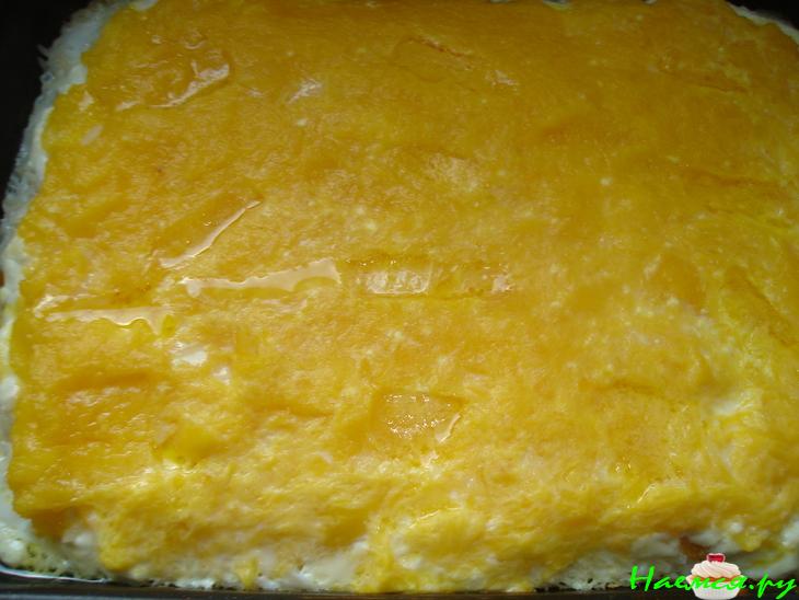 Тыквенная запеканка с творогом и рисом