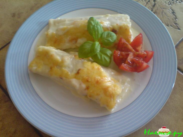 Рулетики из лазаньи