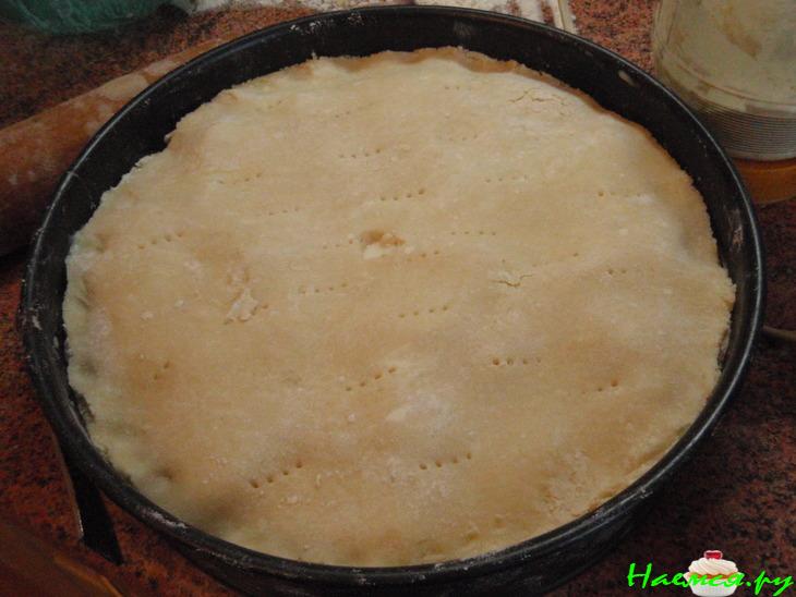 Яблочный пирог с кремом