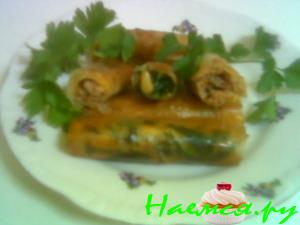 Флогерес - рулетики в тесте