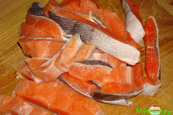 Рыбная солянка с форелью и судаком Рыбная солянка с форелью и судаком