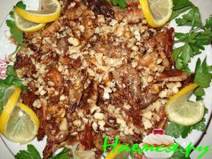 Креветки жаренные в чесночном соусе Креветки жаренные в чесночном соусе