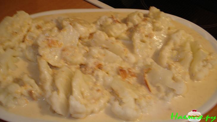 Свиной стейк с цветной капустой