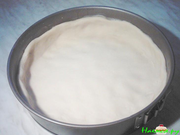 Абрикосовый пирог с творогом и посыпкой "Штрейзель" 