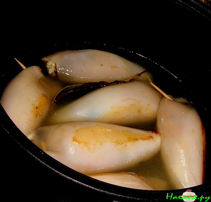 Фаршированные кальмары...вкууусно ))