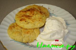 Пампушки творожно-картофельные