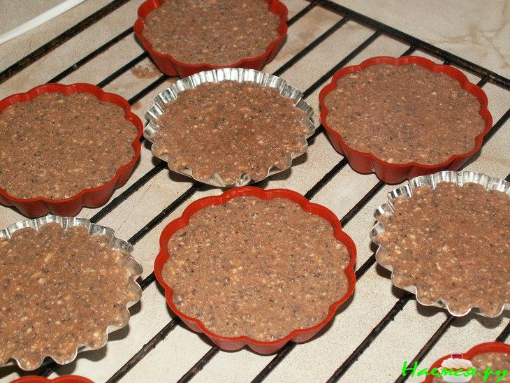 Шоколадно-маковые кексы