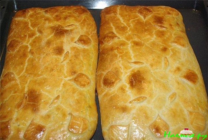 Сочный капустный пирог с куриным фаршем