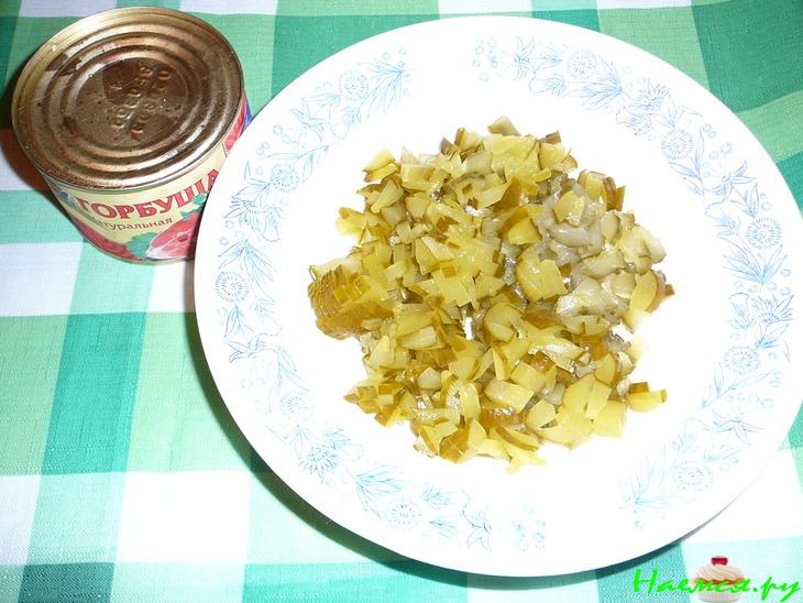 Рассольник с консервой "Горбуша натуральная" Рассольник с консервой "Горбуша натуральная"