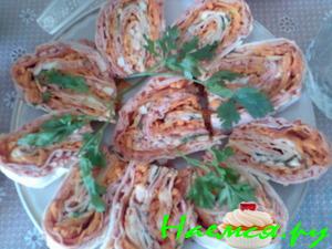 Рулет из лаваша "Пикантный"