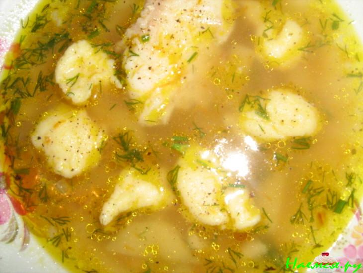 Супчик рыбный с клецками