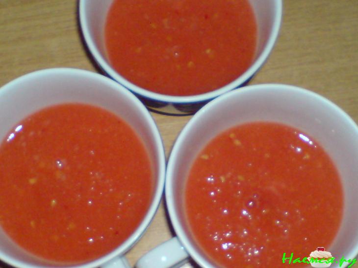 Закуска "Помидорно-сырный мусс"