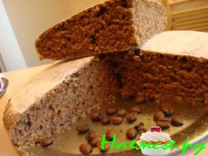 Пирог с кофе