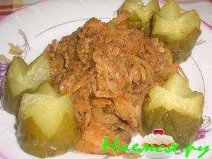 Капуста с мясом "Веселая тройка" Капуста с мясом "Веселая тройка"