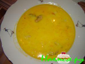 Супчик с мидиями и креветками