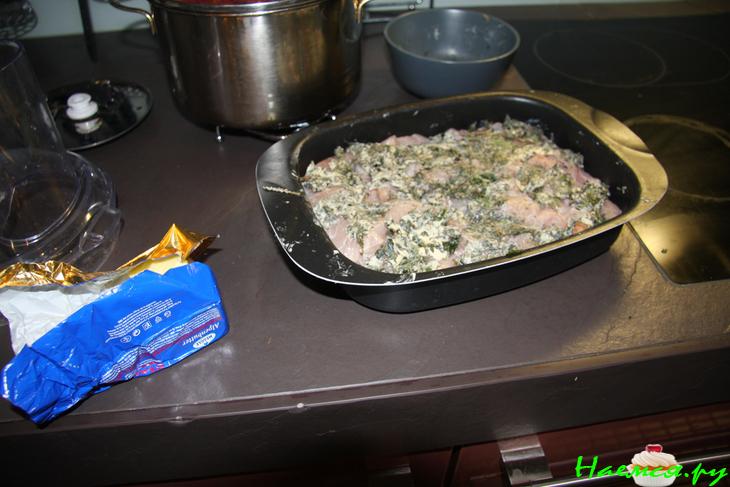 Курица с мятой