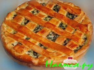 Пирог с анчоусами