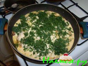 Рыба в сметанном соусе