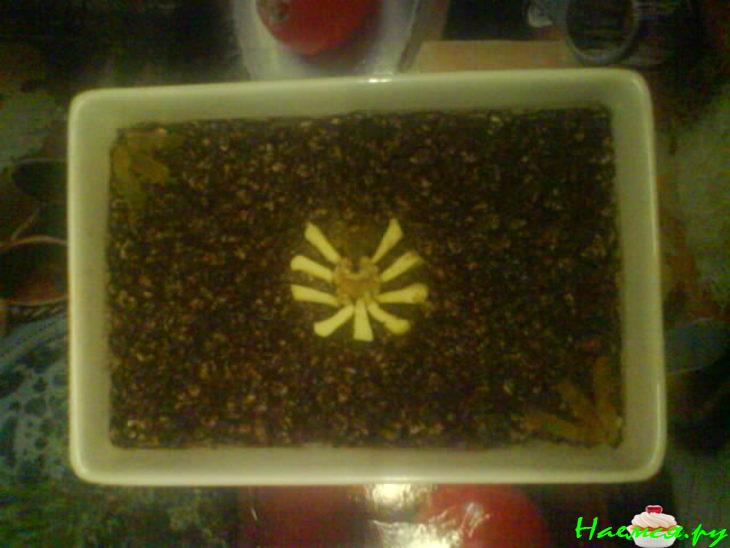 Торт из мацы (без выпечки)