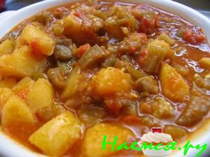 Овощное рагу с томатом