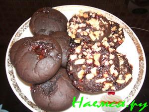 Постные шоколадные кексики