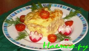 Картофельная запеканка с фаршем